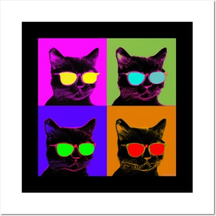 Warhol Cats Posters and Art